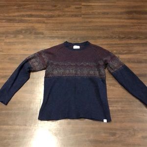 J Crew x Norse Project Fair Isle sweater